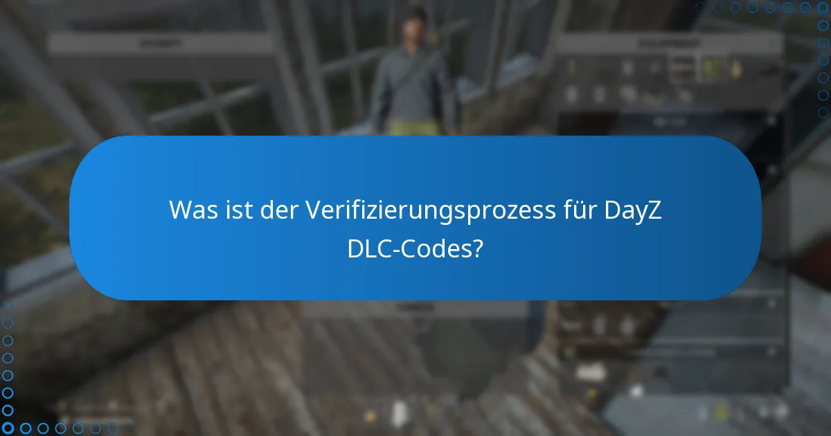Was ist der Verifizierungsprozess für DayZ DLC-Codes?
