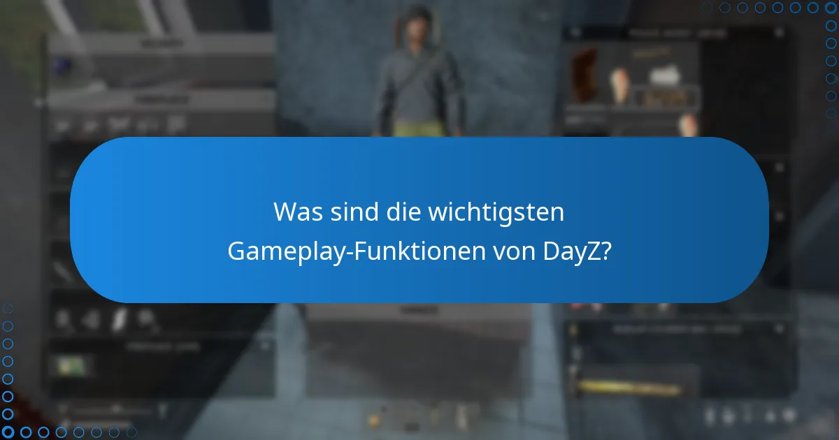 Welche Multiplayer-Funktionen sind in DayZ verfügbar?